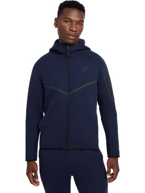 Nike Sportswear Tech Fleece Windrunner Ανδρική Ζακέτα Fleece με Φερμουάρ Navy Μπλε HV0949-451