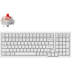 Keychron K4 Pro QMK/VIA Hot Swappable Ασύρματο Μηχανικό Gaming Πληκτρολόγιο με K Pro Red Διακόπτες White