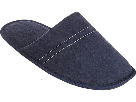 Mitsuko Χειμερινές Ανδρικές Παντόφλες Navy Μπλε WS03235M
