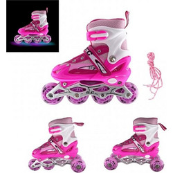 GC SK2 Inline Αυξομειούμενα Rollers Παιδικά Φούξια Ροζ NJG-10-01-001