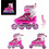 GC SK2 Inline Αυξομειούμενα Rollers Παιδικά Φούξια Ροζ NJG-10-01-001