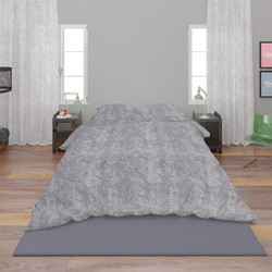 Dimcol Σετ Σεντόνια Υπέρδιπλα Βαμβακερά 220x240 Shadow 613 Dark Grey