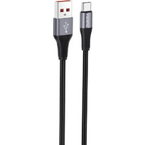 Foneng X112 Braided USB-A to USB-C 1m Black 6970462510598