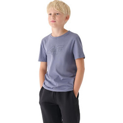 4F Παιδικό T-Shirt Κοντομάνικο Μπλε 4FJRAW24TTSHM2306-32S