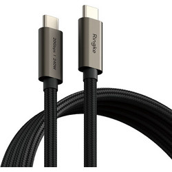 Ringke Braided USB-C to USB-C 240W 1m Black 8809961785061