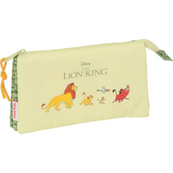 Safta Disney The Lion King Mufasa Κασετίνα με 3 Θήκες Κίτρινη 812441744