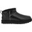 UGG Γυναικεία Μποτάκια Δερμάτινα Μαύρα Αδιάβροχα με Γούνα 1163490-0071