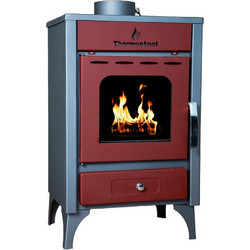 Thermosteel X20 Red Ατσάλινη Ξυλόσομπα 12kW