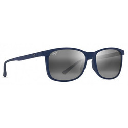 Maui Jim 672-03 Ανδρικά Γυαλιά Ηλίου Τετράγωνα Κοκάλινα Μπλε με Μαύρο Φακό