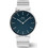 Daniel Wellington Piano Link Ανδρικό Ρολόι με Ασημί Μεταλλικό Μπρασελέ DW00100776