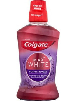 Colgate Max White Purple Reveal Στοματικό Διάλυμα για Λεύκανση 500ml
