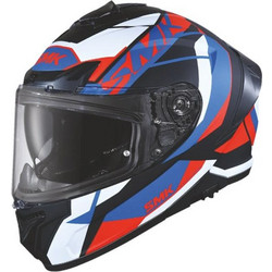 SMK Typhoon Style Black Red Blue White Κράνος Μηχανής Full Face
