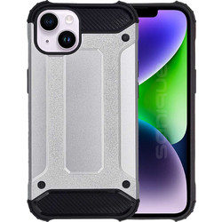Sonique Heavy Armor Back Cover Silver (iPhone 14 Plus)