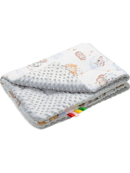 Maboo Starry Night Κουβέρτα Αγκαλιάς Βελουτέ 75x100 Γκρι
