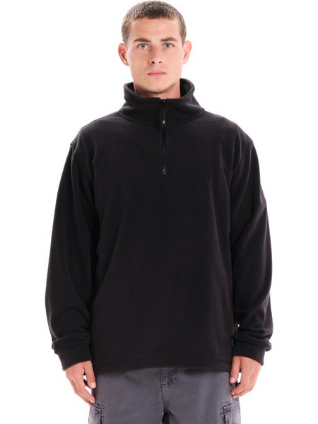 Basehit Ανδρικό Φούτερ Fleece Μαύρο 242.BM28.26