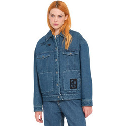 Volcom Γυναικείο Μπουφάν Τζιν Μακρύ Μπλε B1732402-VMI