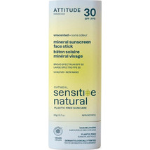 Attitude Oatmeal Sensitive Mineral Αντηλιακό Stick Προσώπου SPF30 20gr