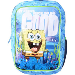 SunCe Sponge Bob Junior Σχολική Τσάντα Πλάτης Νηπιαγωγείου Γαλάζια SGM-4525-MULTI