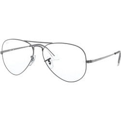 Ray-Ban RB6489 2502 Ανδρικός Σκελετός Γυαλιών Οράσεως Μεταλλικός Ασημί