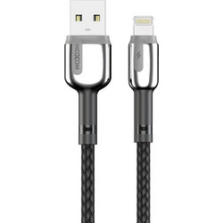 Moxom MX-CB122 Braided USB-A to Lightning Cable 1m Black 6980066103188