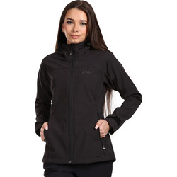 Kilpi Ravia Γυναικείο Μπουφάν Χειμωνιάτικο Softshell Μακρύ Μαύρο VL0109KI-BLK