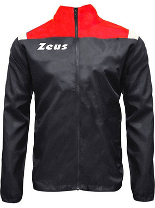 Zeus K-Way Vesuvio Αθλητικό Ανδρικό Μπουφάν Χειμωνιάτικο Softshell Αδιάβροχο Μαύρο Κόκκινο
