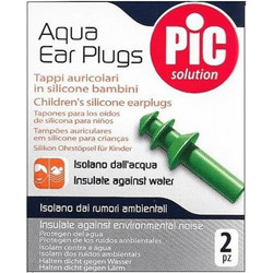 Pic Aqua Παιδικές Ωτοασπίδες Σιλικόνης 2τμχ Πράσινες