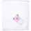 Baby Star Sugar Family Πάνα Αγκαλιάς Χασέ Λευκή Ροζ 80x80cm