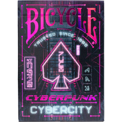 Bicycle Cyberpunk Cyber City Τράπουλα Πλαστικοποιημένη Μαύρη 10026668