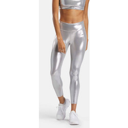 Reebok Lux Chrome Γυναικείο Κολάν Μακρύ Ψηλόμεσο Ασημί 10021462