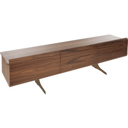 Artekko Έπιπλο Τηλεόρασης Ξύλινο Καφέ Μ210xΠ46xΥ55cm MTV 783-4303