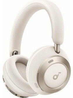 Anker SoundCore Space One Pro Ασύρματα Bluetooth Ακουστικά Over Ear Μπεζ