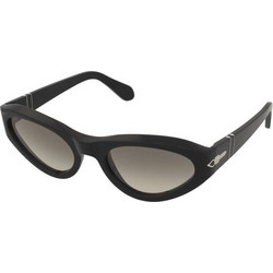 Persol PO0052S 95/32 Γυναικεία Γυαλιά Ηλίου Cat Eye Κοκάλινα Μαύρα με Μαύρο Φακό