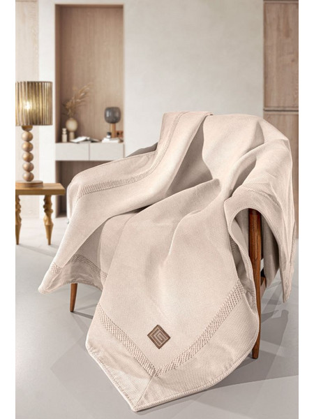 Guy Laroche Ριχτάρι Διθέσιου Καναπέ 170x250 Rubicon Champagne