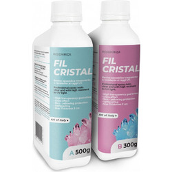 Reschimica Fil Cristal Ρητίνη Υγρού Γυαλιού 2 Συστατικών 800gr