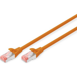 Digitus S/FTP Cat.6a Καλώδιο Δικτύου Ethernet 1m Orange DK-1644-010/OR