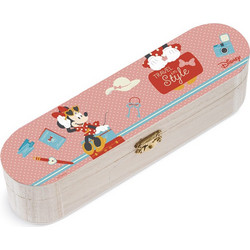 Parisis Μπομπονιέρα Βάπτισης Κασετίνα Minnie Mouse Travel από Ξύλο