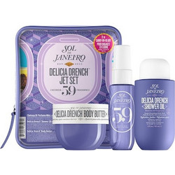 Sol De Janeiro Delicia Drench Body Butter 50ml + Delicia Drench Shower Oil 90ml + Cheirosa 59 Perfume Mist 30ml
