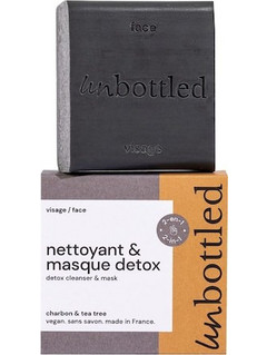 Unbottled Μαύρη Μάσκα Προσώπου για Ακμή με Άνθρακα 90gr