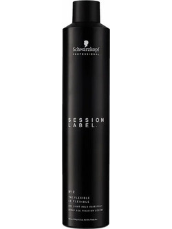 Schwarzkopf Session Label 2 The Flexible Λακ Μαλλιών Δυνατό Κράτημα 500ml
