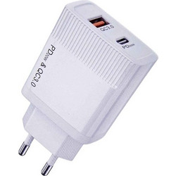 Kouvolsen CX147 Φορτιστής χωρίς Καλώδιο με Θύρα USB-A & Θύρα USB-C 20W Quick Charge 3.0 & Power Delivery