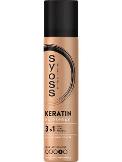 Syoss Keratin Λακ Μαλλιών Δυνατό Κράτημα 75ml