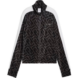 Puma x Squid Game T7 Γυναικεία Ζακέτα Φούτερ Μακριά με Φερμουάρ Μαύρη 627432-01