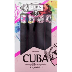 Cuba Quad I Eau de Parfum Heartbreaker 35ml + Eau de Parfum La Vida 35ml + Eau de Parfum Victory 35ml + Eau de Parfum VIP 35ml