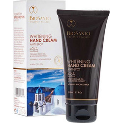 Biosanto Whitening Ενυδατική Κρέμα Χεριών για Πανάδες 80ml