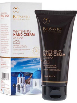 Biosanto Whitening Ενυδατική Κρέμα Χεριών για Πανάδες 80ml