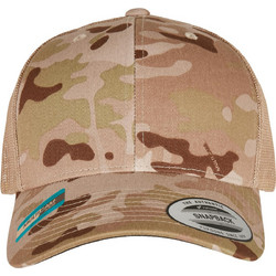 Flexfit Ανδρικό Καπέλο Jockey με Δίχτυ Snapback Υφασμάτινο Μπεζ 6606MC-03046