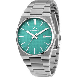 Chronostar Supreme Ανδρικό Ρολόι με Ασημί Μεταλλικό Μπρασελέ R3753315005