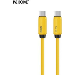 WK WDC-28 USB-C to USB-C 65W 1m Yellow 6941027648995
