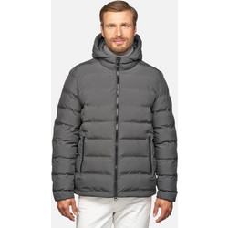 Geox Ανδρικό Μπουφάν Χειμωνιάτικο Puffer Ανθρακί M4629CT3128F